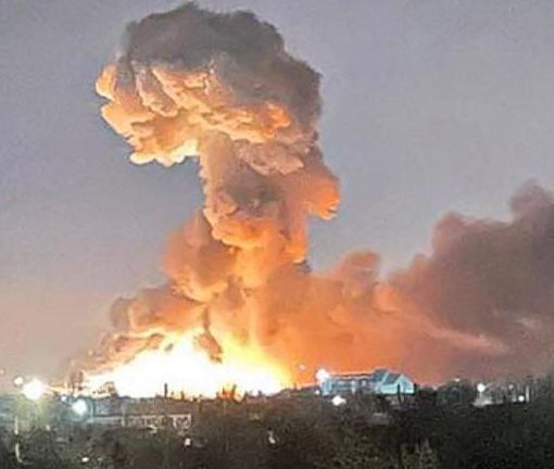 L'immagine simbolo dell'attacco all'Ucraina pubblicata da tutti i media nazionali e internazionali