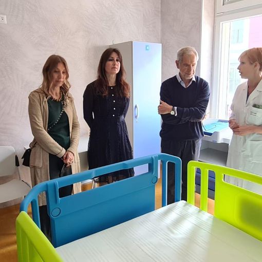Voghera, ospedale civile: nuovi locali per il reparto di pediatria. Presenti assessori a welfare e famiglia