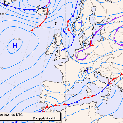 Previsioni meteo per venerdì 8, sabato 9, domenica 10 (gennaio)