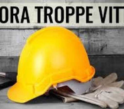 790 morti sul lavoro in Italia in nove mesi. 88 vittime al mese. La strage continua