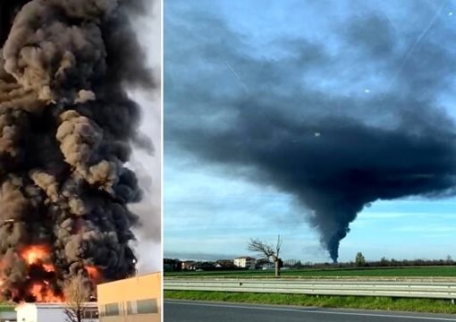 Incendio Novara: nessun ferito né intossicato, in salvo i 30 operai