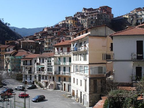 Il comune ligure di Pigna (Imperia)