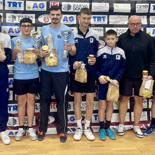 Tennistavolo torneo open regionale, i Deleraico si aggiudicano il doppio assoluto