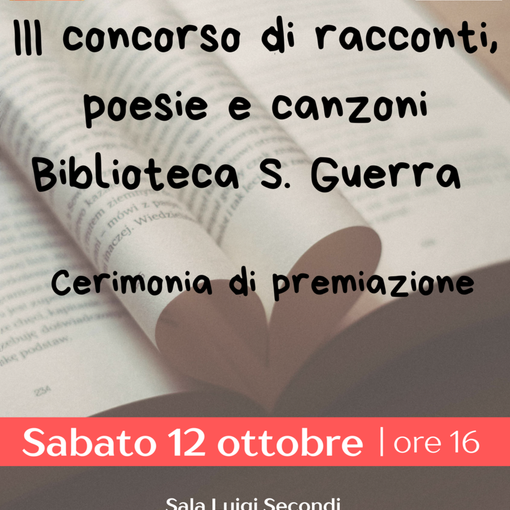 Mezzana Bigli: premiazione 3° Concorso di racconti, poesie e canzoni