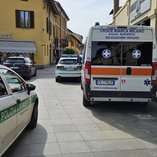 Magenta: rissa in piazza Liberazione in pieno giorno, intervenuti carabinieri, polizia locale e ambulanza