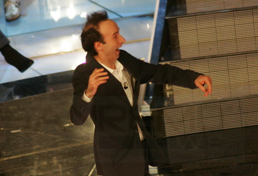 Roberto Benigni al Festival di Sanremo 2009