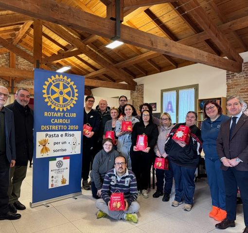Sannazzaro: &quot;Pasta e Riso per un Sorriso&quot;, iniziativa del Rotary Club Cairoli