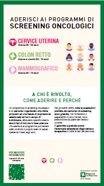 Lunedì 6 e 20 febbraio gli operatori sanitari di Ats Pavia a disposizione dei cittadini, per informazioni sull’offerta di screening oncologici