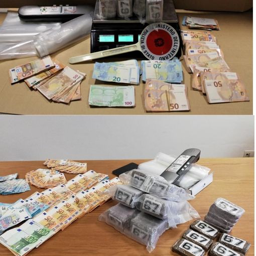 Vigevano: sequestrati 5 chili di hashish e 25mila euro, in manette un 52enne