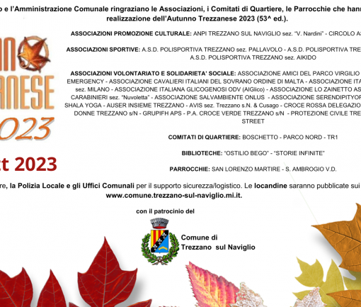 Sta per arrivare il 53° Autunno Trezzanese