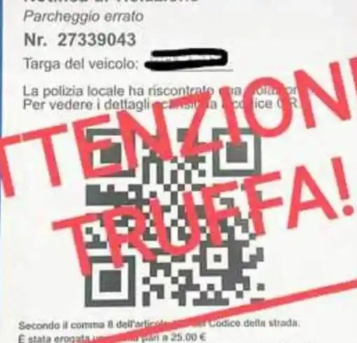 Finta multa con QR code sul vetro: dopo Abbiategrasso, succede a Milano...