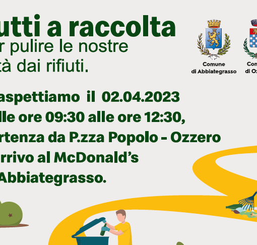 Tutti a pulire la città: domenica 2 Abbiategrasso e Ozzero insieme