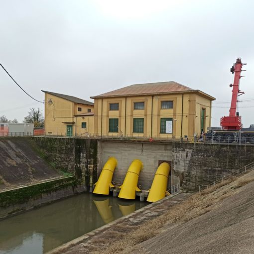 Basso Pavese: Chiavica del Reale, impianto più moderno ed efficiente