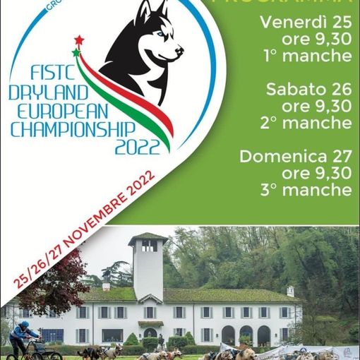 La Riserva San Massimo sarà la location del campionato europeo Dryland Fistc, la gara internazionale di Sleddog