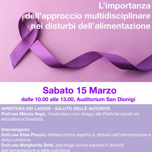 Vigevano: &quot;L’importanza dell’approccio multidisciplinare nei disturbi dell’alimentazione&quot;