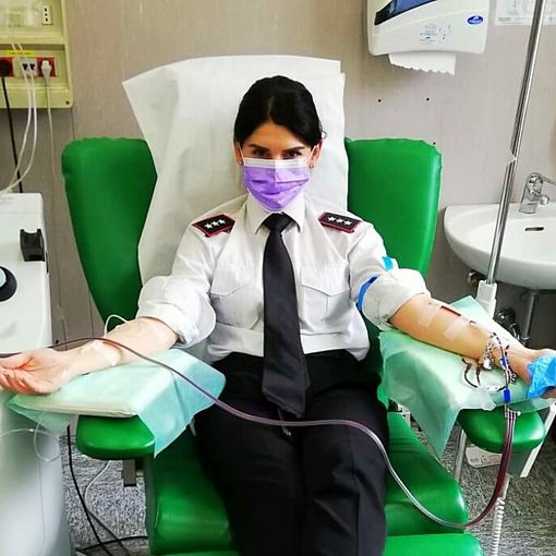 Pavia: il comandante Annalisa Menga e altri Carabinieri guariti dal Covid-19, donano il loro plasma al San Matteo