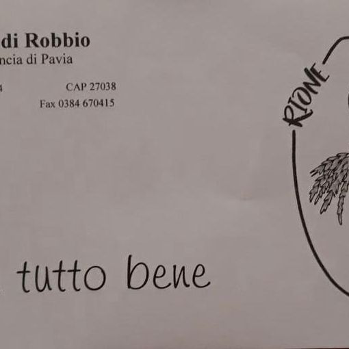Robbio, bellissimo gesto del rione Campagnola. Donate ai propri contradaioli delle mascherine