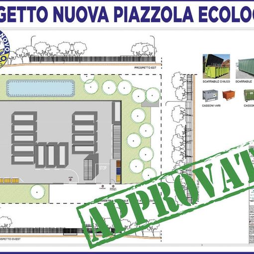 Cassolnovo, quasi pronta la partenza dei lavori per la realizzazione della nuova piazzola ecologica
