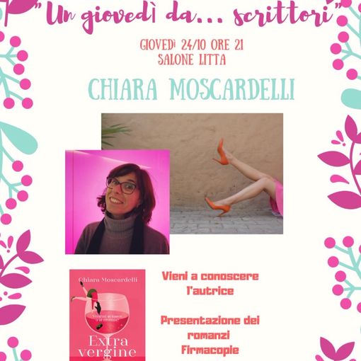 Gambolò, terzo appuntamento della Rassegna Letteraria. Ospite: Chiara Moscardelli