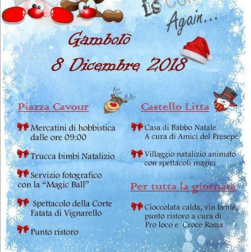 Tutti gli appuntamenti e manifestazioni da lunedì 3 a domenica 9 dicembre a Vigevano e Lomellina