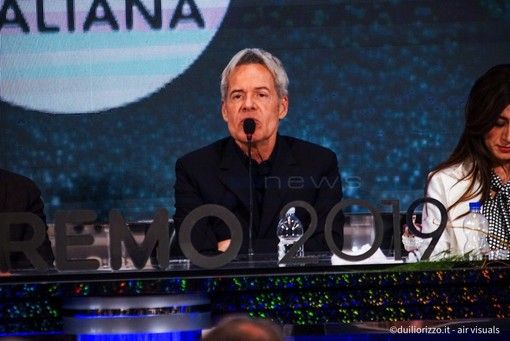 Claudio Baglioni oggi in sala stampa. Fotogallery: Duilio Rizzo