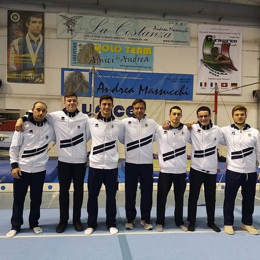 Ginnastica, La Costanza 1884 A.Massucchi al debutto nel Campionato Nazionale di Serie A