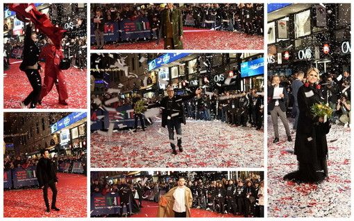 Sanremo: spettacolo 'Red Carpet', via Matteotti e piazza Colombo invasa dai fan dei protagonisti del Festival