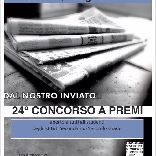 Vigevano, al via la 24esima edizione del concorso giornalistico “Dal nostro inviato”