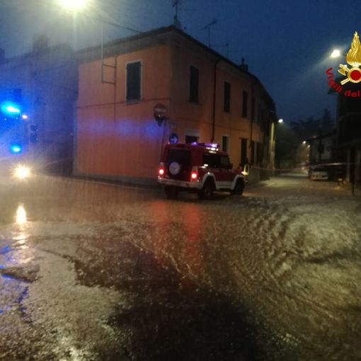 Oltrepò: Rivanazzano flagellata dal maltempo, 50 centimetri di acqua lungo le strade