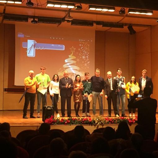 - FOTONOTIZIA - Mortara: Il medese Davide Morandi premiato con una borsa di studio dal Pool Mortara Sport