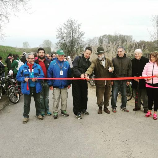 Inaugurata la pista ciclabile Gravellona-Vigevano