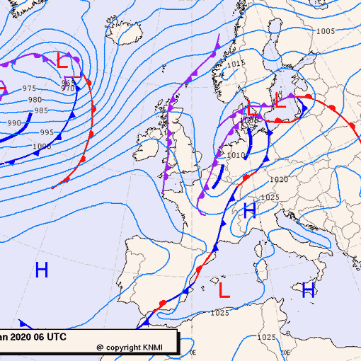 Previsioni meteo per venerdì 10, sabato 11, domenica 12 (gennaio)