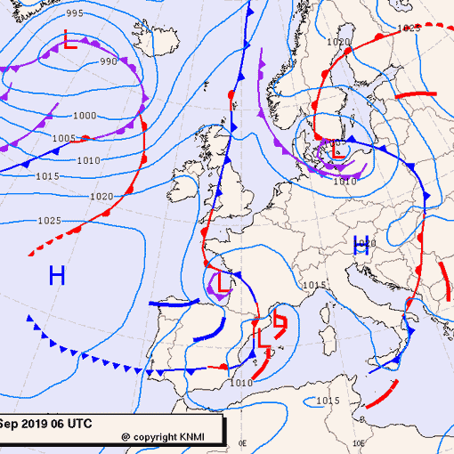 Previsioni meteo per martedì 10, mercoledì 11, giovedì 12 (settembre)