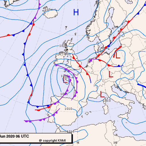 Previsioni meteo per giovedì 11, venerdì 12, sabato 13 (giugno)