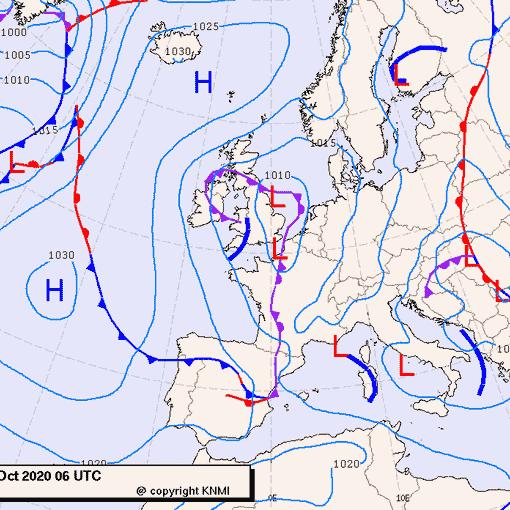 Previsioni meteo per martedì 13, mercoledì 14, giovedì 15 (ottobre)