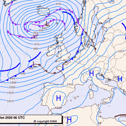Previsioni meteo per martedì 14, mercoledì 15, giovedì 16 (gennaio)