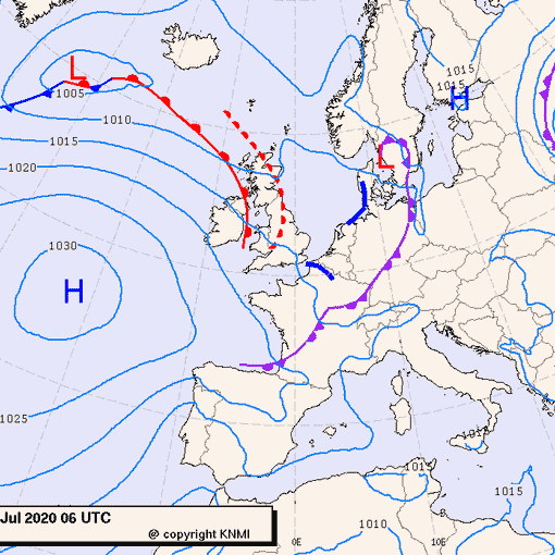 Previsioni meteo per mercoledì 15, giovedì 16, venerdì 17 (luglio)