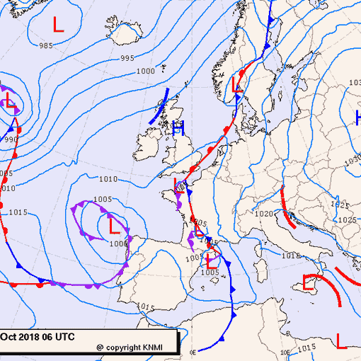 Previsioni meteo per lunedì 15, martedì 16, mercoledì 17 (ottobre)