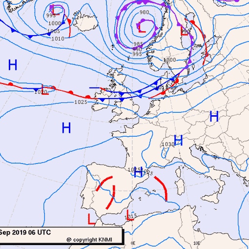 Previsioni meteo per domenica 15, lunedì 16, martedì 17 (settembre)