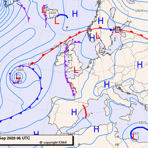 Previsioni meteo per martedì 14, mercoledì 15, giovedì 16 (settembre)