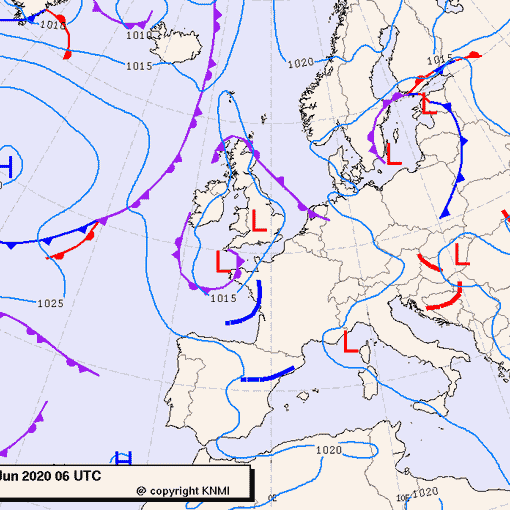 Previsioni meteo per martedì 16, mercoledì 17, giovedì 18 (giugno)