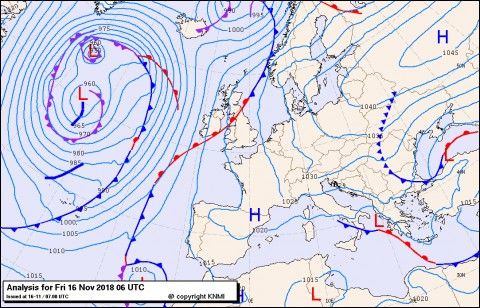 Previsioni meteo per venerdì 16, sabato 17, domenica 18 (novembre)