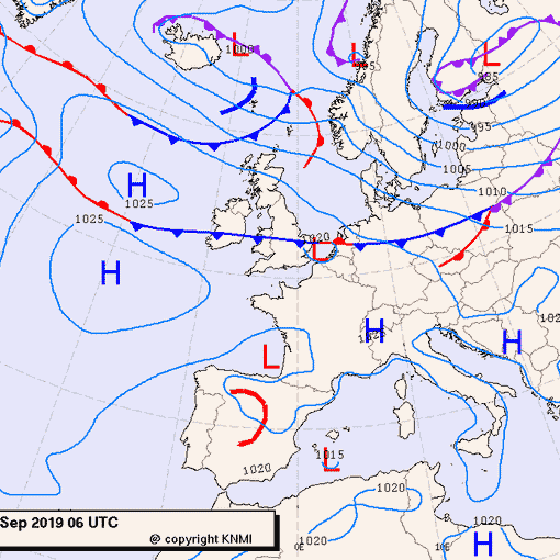 Previsioni meteo per lunedì 16, martedì 17, mercoledì 18 (settembre)