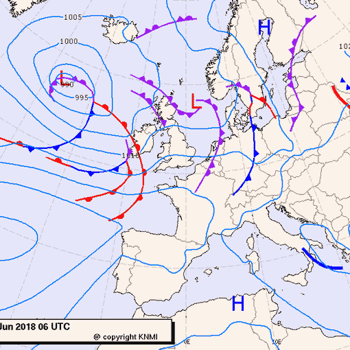 Previsioni meteo per domenica 17, lunedì 18, martedì 19 (giugno)