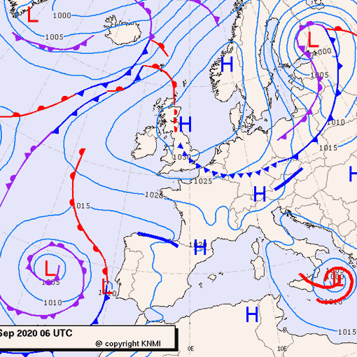 Previsioni meteo per giovedì 17, venerdì 18, sabato 19 (settembre)