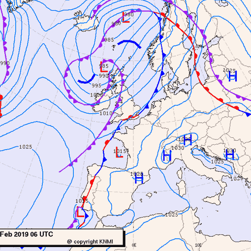 Previsioni meteo per lunedì 18, martedì 19, mercoledì 20 (febbraio)