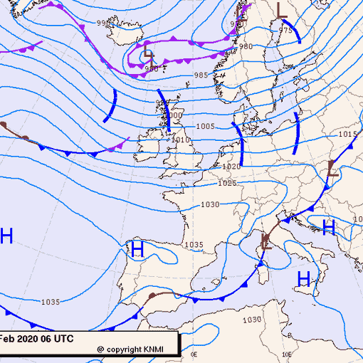 Previsioni meteo per martedì 18, mercoledì 19, giovedì 20 (febbraio)