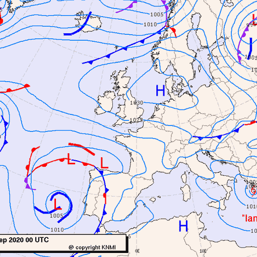 Previsioni meteo per venerdì 18, sabato 19, domenica 20 (settembre)