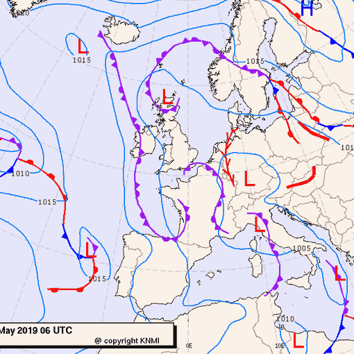 Previsioni meteo per domenica 19, lunedì 20, martedì 21 (maggio)