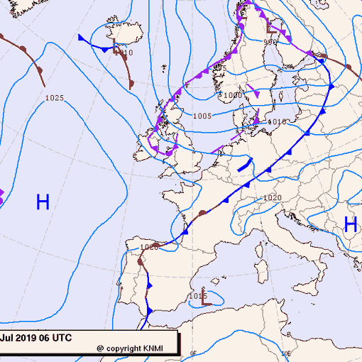 Previsioni meteo per lunedì 1, martedì 2, mercoledì 3 (luglio)